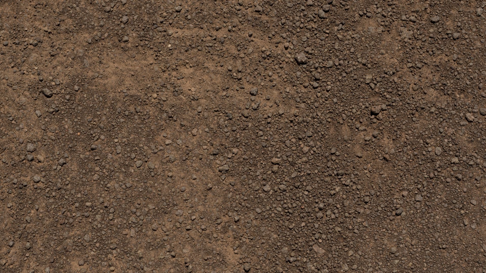 close up view of brown fill dirt